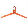 Travel Hanger Foldable Design Aluminium Alloy High Strength Light Weight Folding Clothes Hanger for Home Tirp Orange