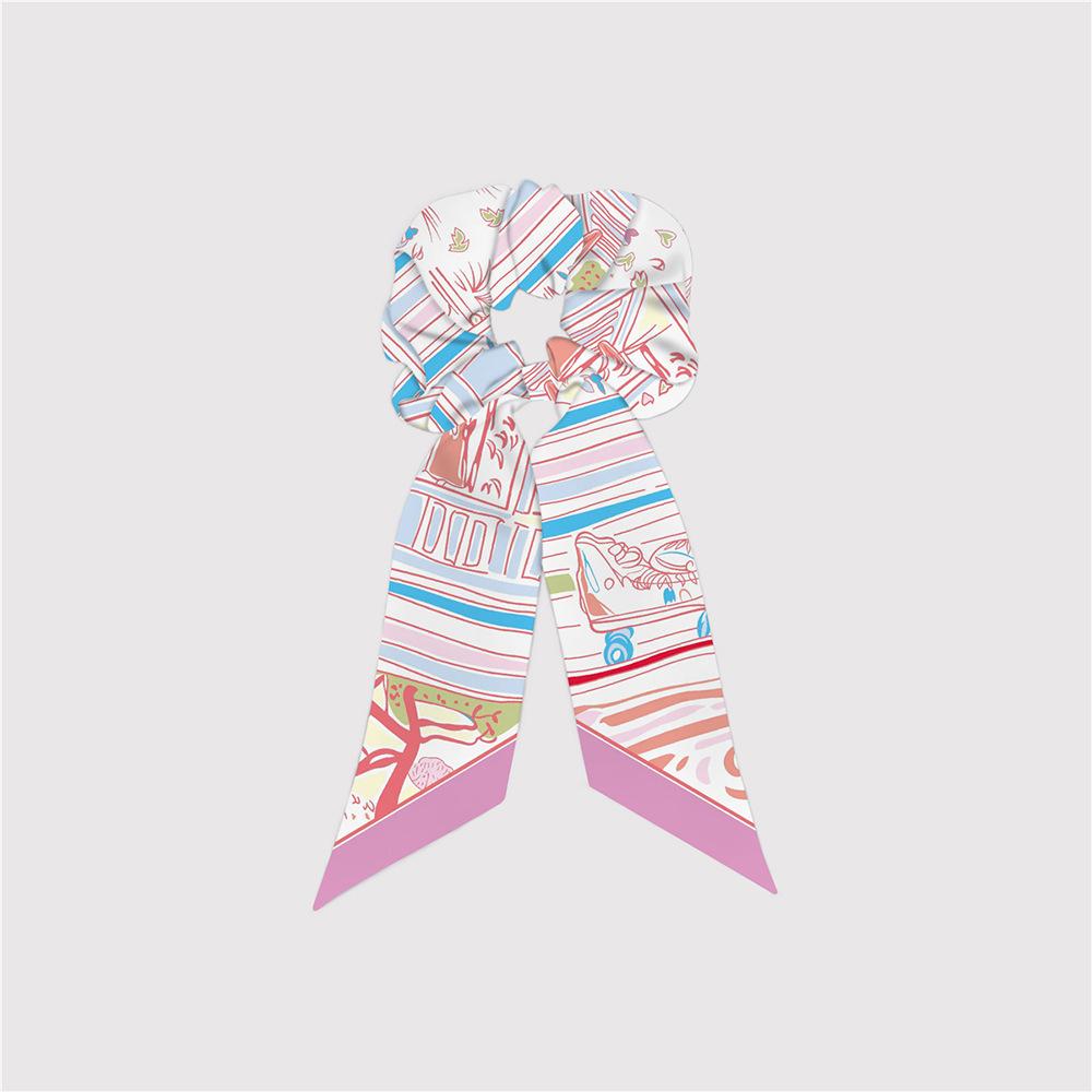 Элегантные шелковые большие резинки-скранчи, резинки для волос, женский шарф для волос, эластичные резинки для волос, завязки, держатель для хвостика, аксессуары для волос для девочек