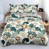 3D Design Flowers Duvet Cover Sets Bed Linens Bedding Set Quilt/Comforter Covers Pillowcases 240x220 Size Black Home Texitle