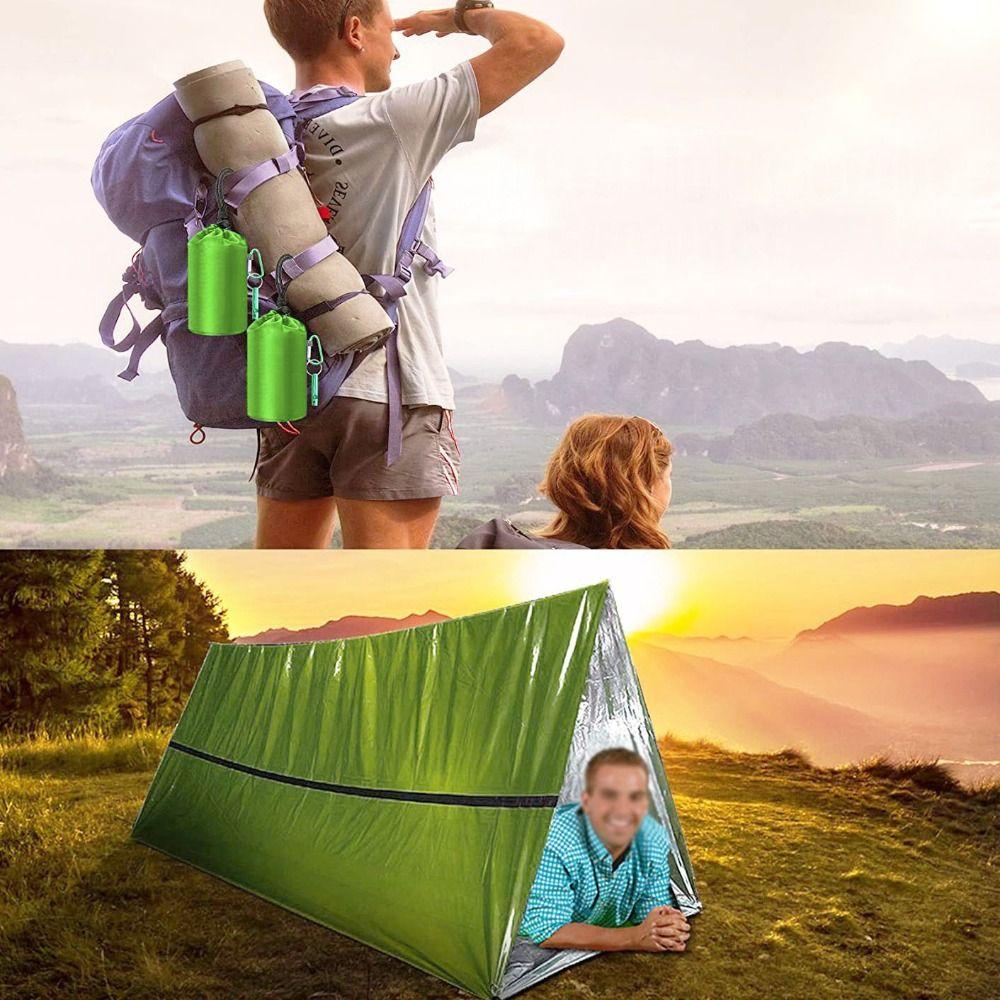 Reusable Survival Sleeping Bag With Storage Bag Emergency Survival Blanket Outdoor