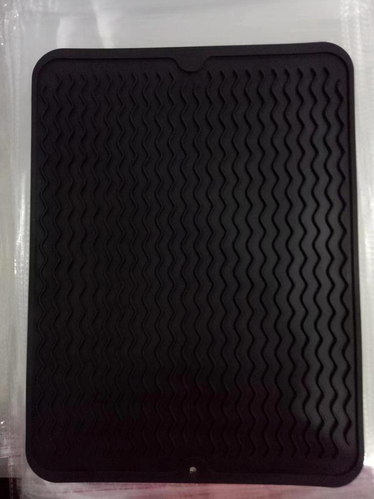 Силиконовый коврик для сушки посуды 40 X 30 см - большой коврик для сушки посуды, коврики для столешницы, коврик для сушки посуды, коврики для раковины, большой силикон