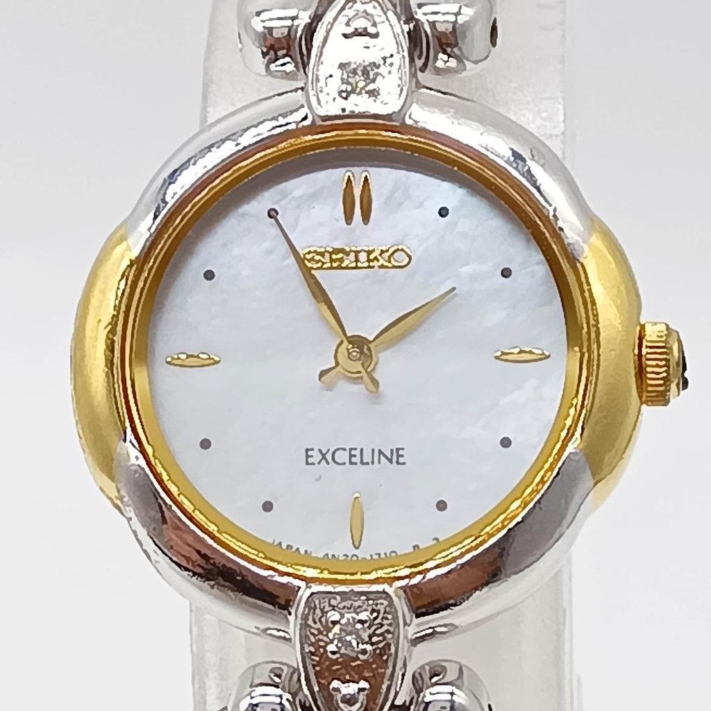 [USED] 375 Free Shipping Battery Replaced SEIKO Exceline Women's Watch