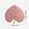 Modern Leaf Pet Pad Aesthetic Dog Cat Sleeping Mat Soft Thick Washable Comfortable Crate Mat for Stylish Home Decor Floor Bed