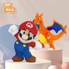 Pokemon Charizard Micro Building Blocks Luffy Chopper DIY Assembly One Piece Mini Bricks Toys for Kid Christmas Gift