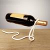 Floating Wine Bottle Holder Iron Rope Wine Rack for Single Bottle