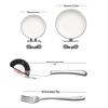 Onlycook Stainless Steel Steak Cutlery & Plate Set