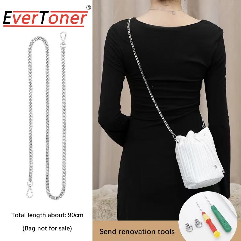 EverToner Жемчужная Цепочка для Сумки Ремень через Плечо Шнурок Удлинитель Аксессуары для DIY Жемчужный Ремень для Сумки Запасные Аксессуары