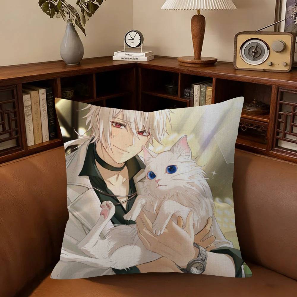 Anime Game Mystic Messenger Pillow Anime Pillow Sofa Bed Head Pillow Cover Cushion Cover Fashion