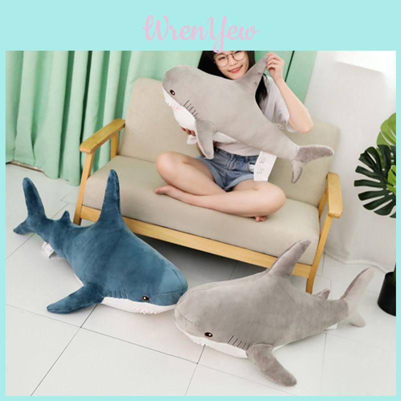 Big And Elastic Shark Body Pillow Suitable For All Ages Ideal For Home And Office Use