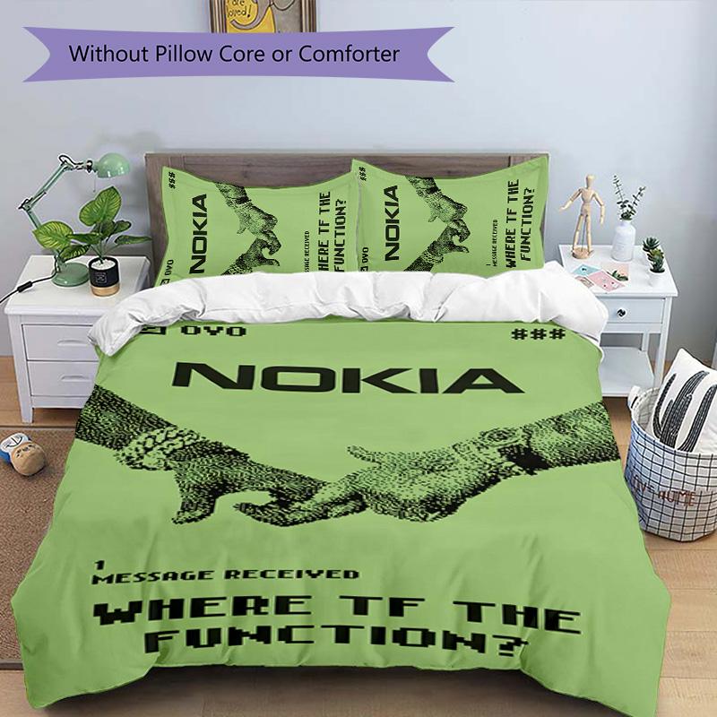 Drake 3pcs Bedding Set Duvet Cover Closure Includes 1 Duvet Cover & 2 Pillowcases for All Seasons Bedroom Home Dorm Decor