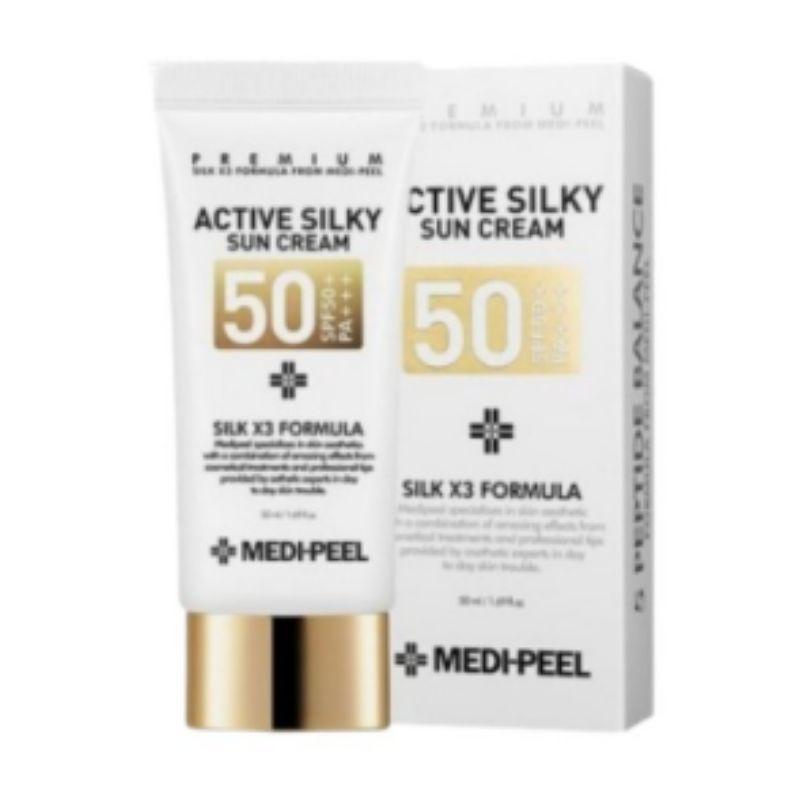 MEDI-PEEL Активный шелковистый солнцезащитный крем SPF50+ PA+++ 50мл