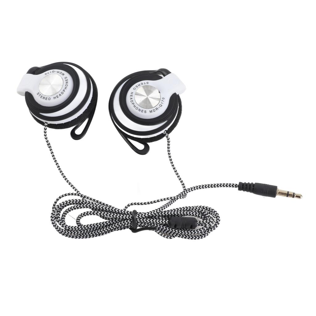 3.5mm Wired Gaming Headset On Ear Sports Headphones Ear Hook Music Earphones for Smartphones Tablet Laptop Desktop PC