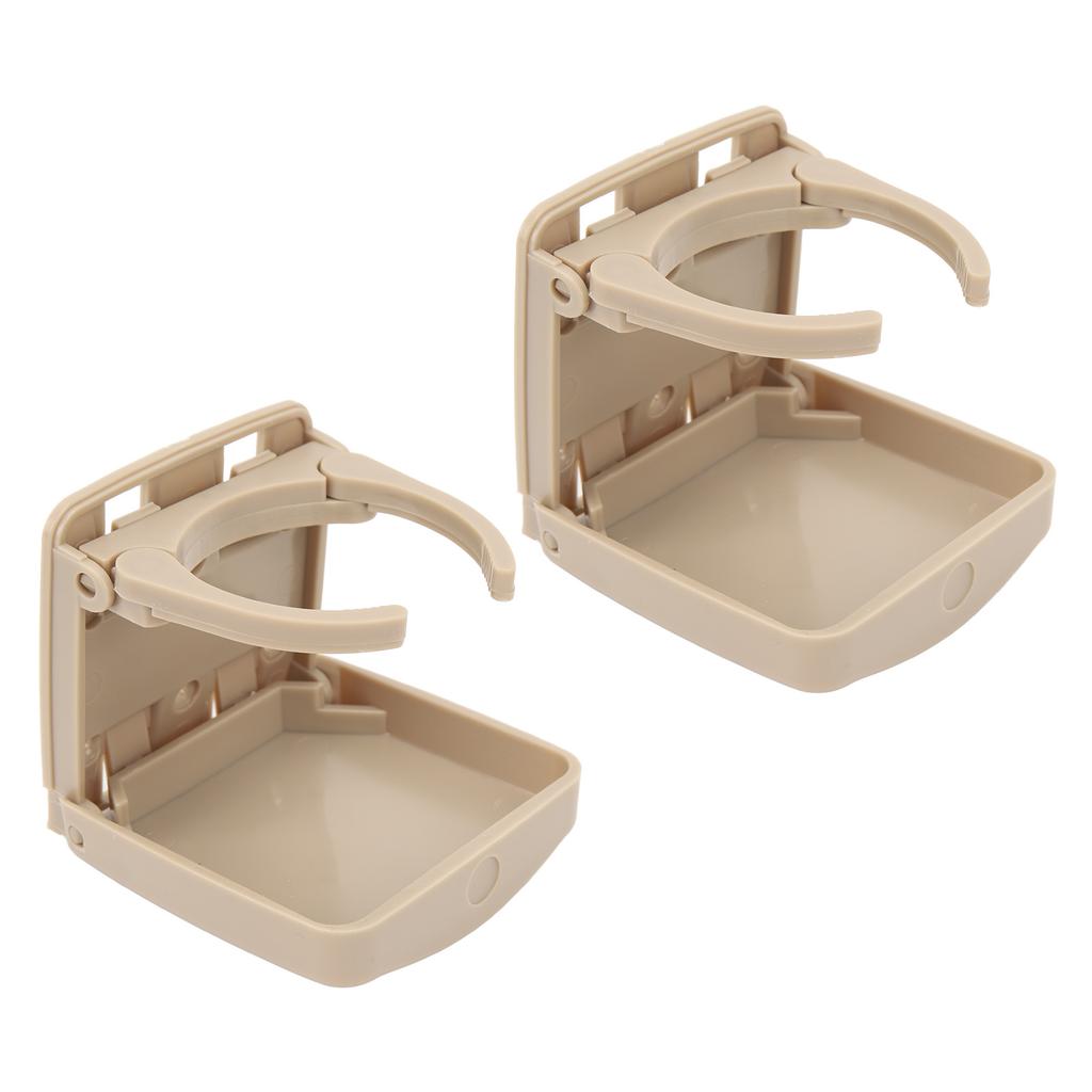2pcs Foldable Car Cup Holder Vehicle Door Drink Holder with Screws for Marine Suv Van Boat