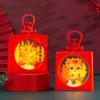 Новогодние украшения Переносной фонарь Уличное убранство Предметы китайского Нового года Подарочная коробка к празднику весны