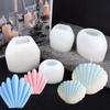 For Creative 3D for Shell Candle Mould Silicone Moulds Non-stick Seashell Plaster Molds for Epoxy Resin Polyester Resins