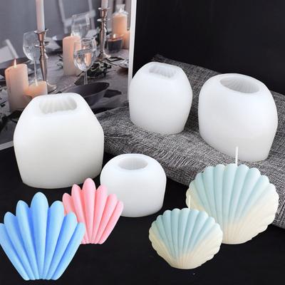 Для Creative 3D для Shell Candle Mold силиконовые формы антипригарные формы для Seashell гипсовые формы для эпоксидной смолы полиэфирные смолы