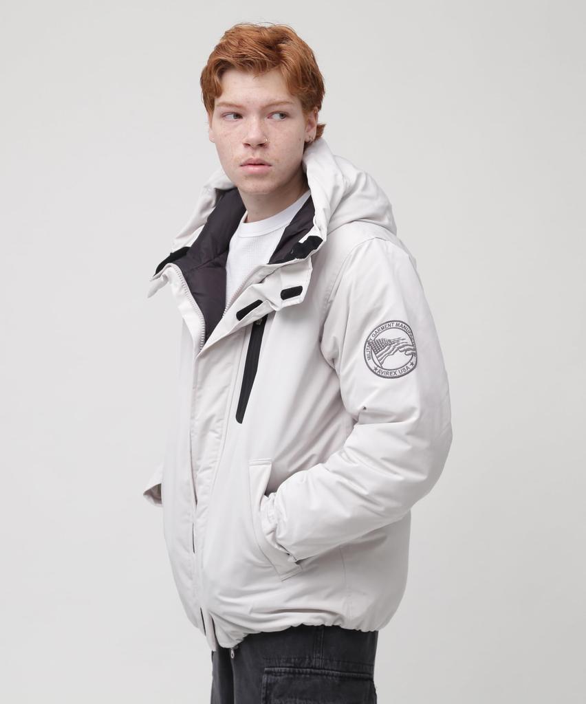 Limited MILITARY FUNCTION DOWN JACKET 2 Military Function Down Jacket 2 L 023 Light Gray [Avirex] WEB&DEPOT Men's 783-4953001