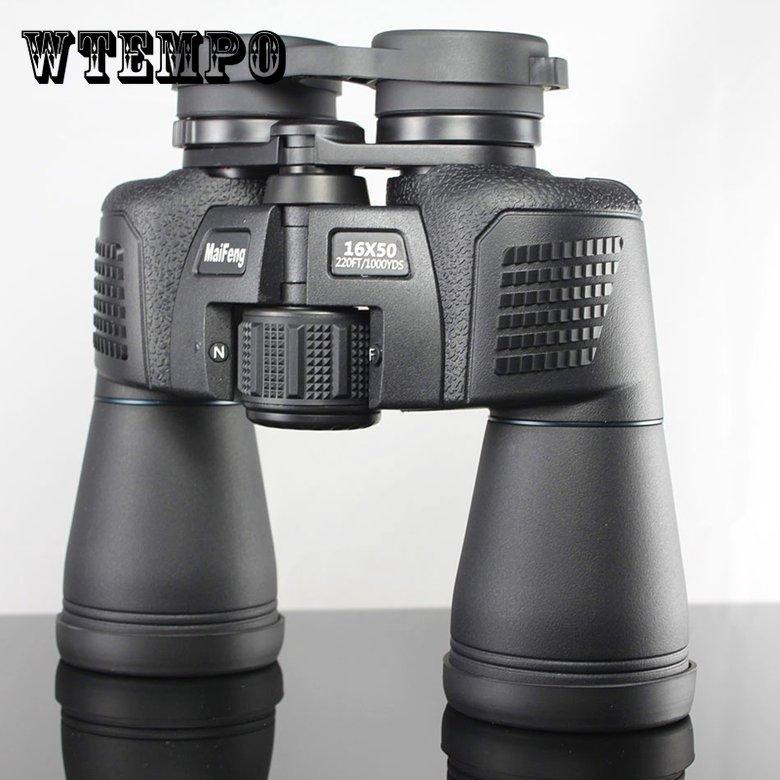 Telescope Binoculars 16x50 Powerful Waterproof Bak4 FMC Coating Lens Military Camping Hunting Tools