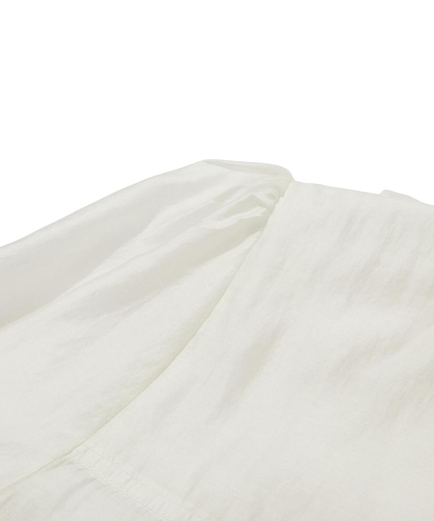PENFIELD Neck Frill Blouse Ivory_Fs1Wr23F