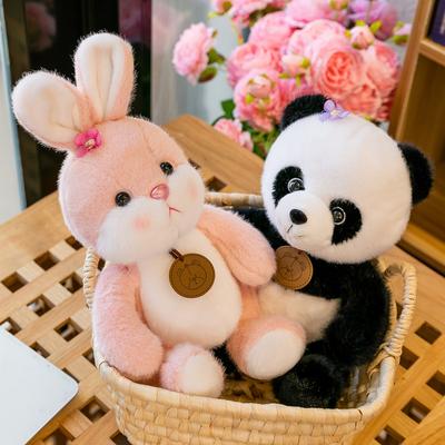 Милая серия питомцев Плюшевая игрушка 8 дюймов Кукла-пингвин Кукла-кролик Кукла-медведь Кукла для захвата Игрушка на день рождения для детей