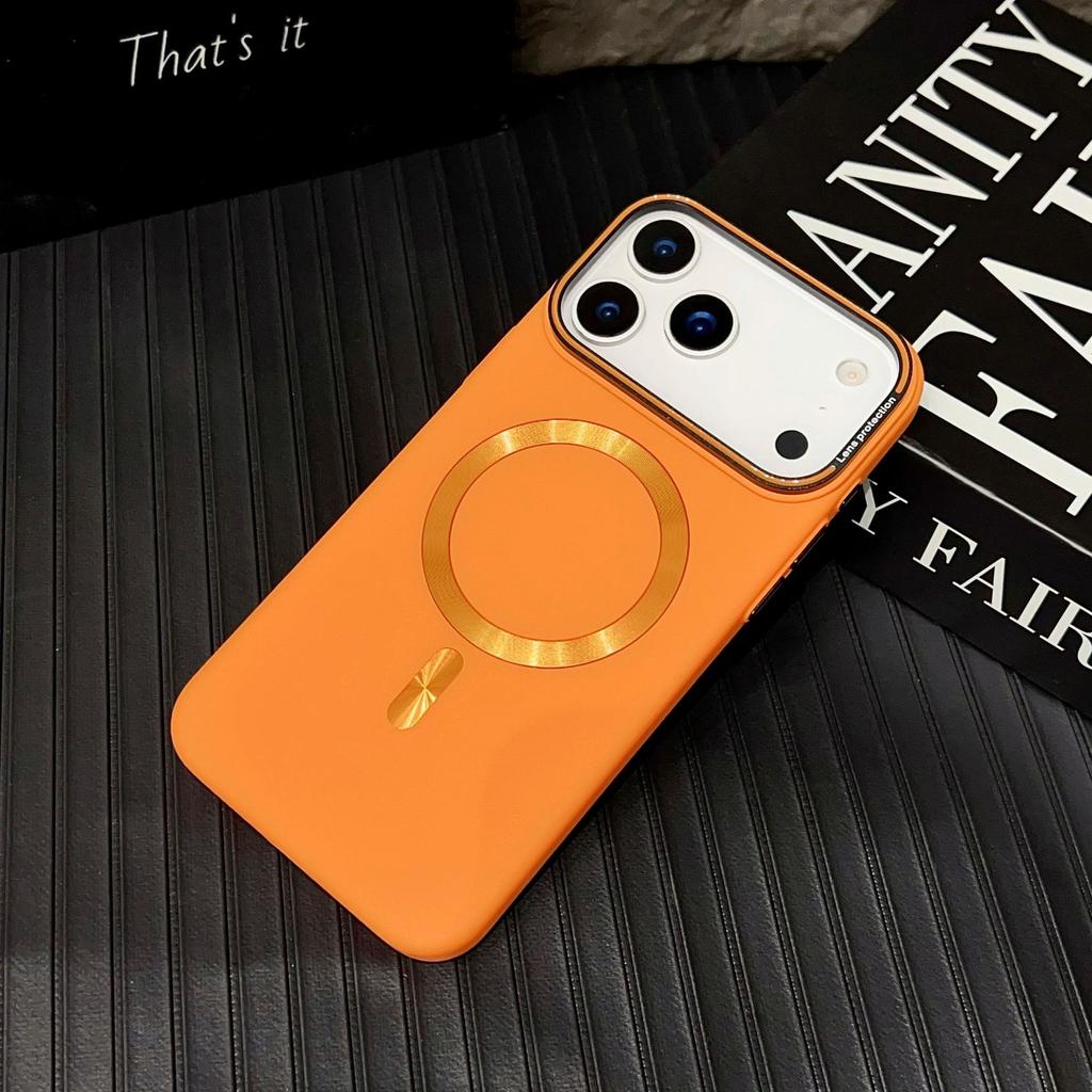 Новое улучшенное матовое магнитное крепление подходит для iPhone 17, однотонного чехла для телефона Apple 16 Pro Max, ультратонкого и противоударного.