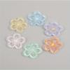 10Pcs 3cm Lace Flower Mesh Embroidery Hair Ornament Hemline Decorative Cloth Paste Shoes Hat Flower Garment Accessories Patch
