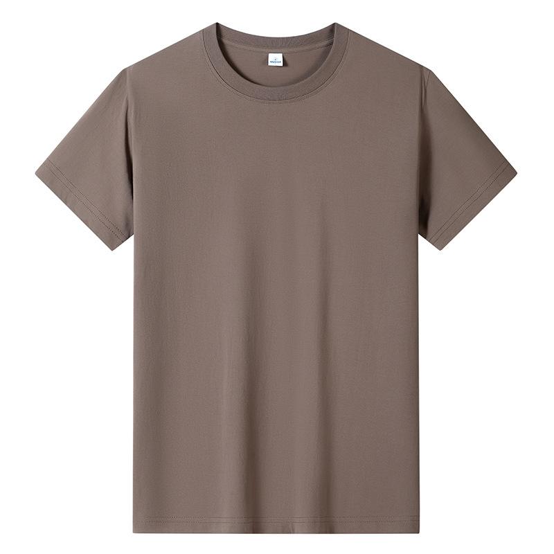 Мужские модные повседневные футболки и топы с коротким рукавом и круглым вырезом