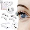 Repeatedly Magnetic Eyelashes with Applicator Magnetic False Eyelashes  Women Girls