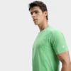 Fila Футболки Мужские Пластик Зеленый Круглый Вырез Умеренный Прямой Крой A11M431121FGN