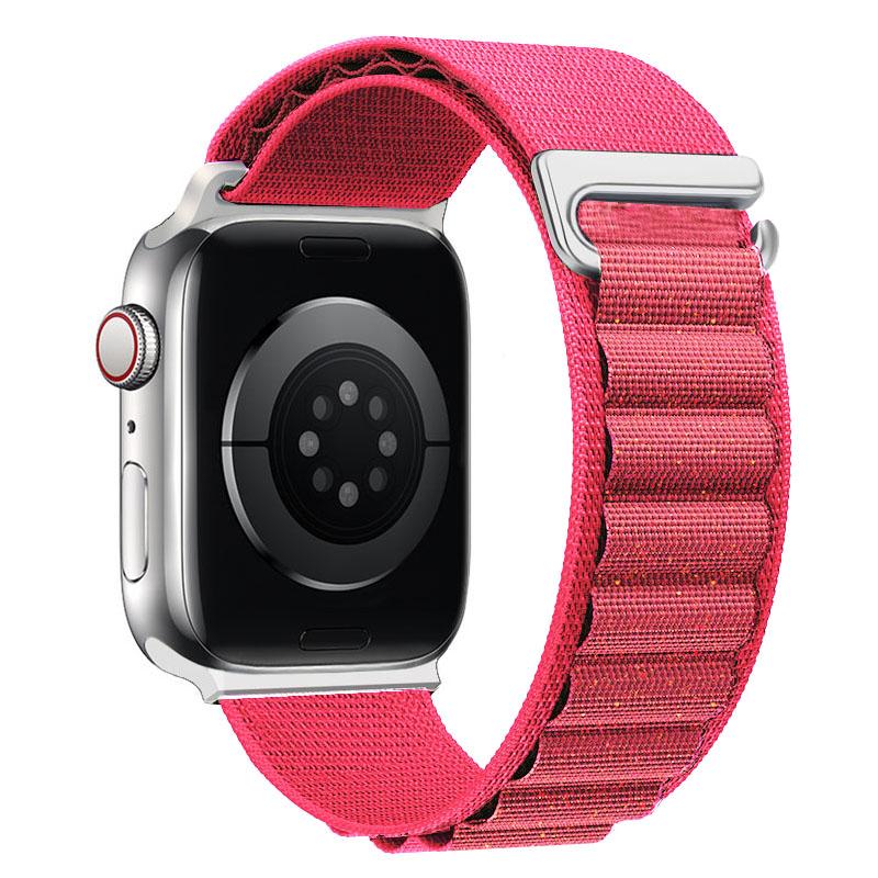 Альпийская петля Ремешок Для apple watch Ultra 2 ремешок 49мм 44мм 40мм 45мм 41мм 46мм 45 мм браслет correa iWatch series 9 8 7 6 3 se 10