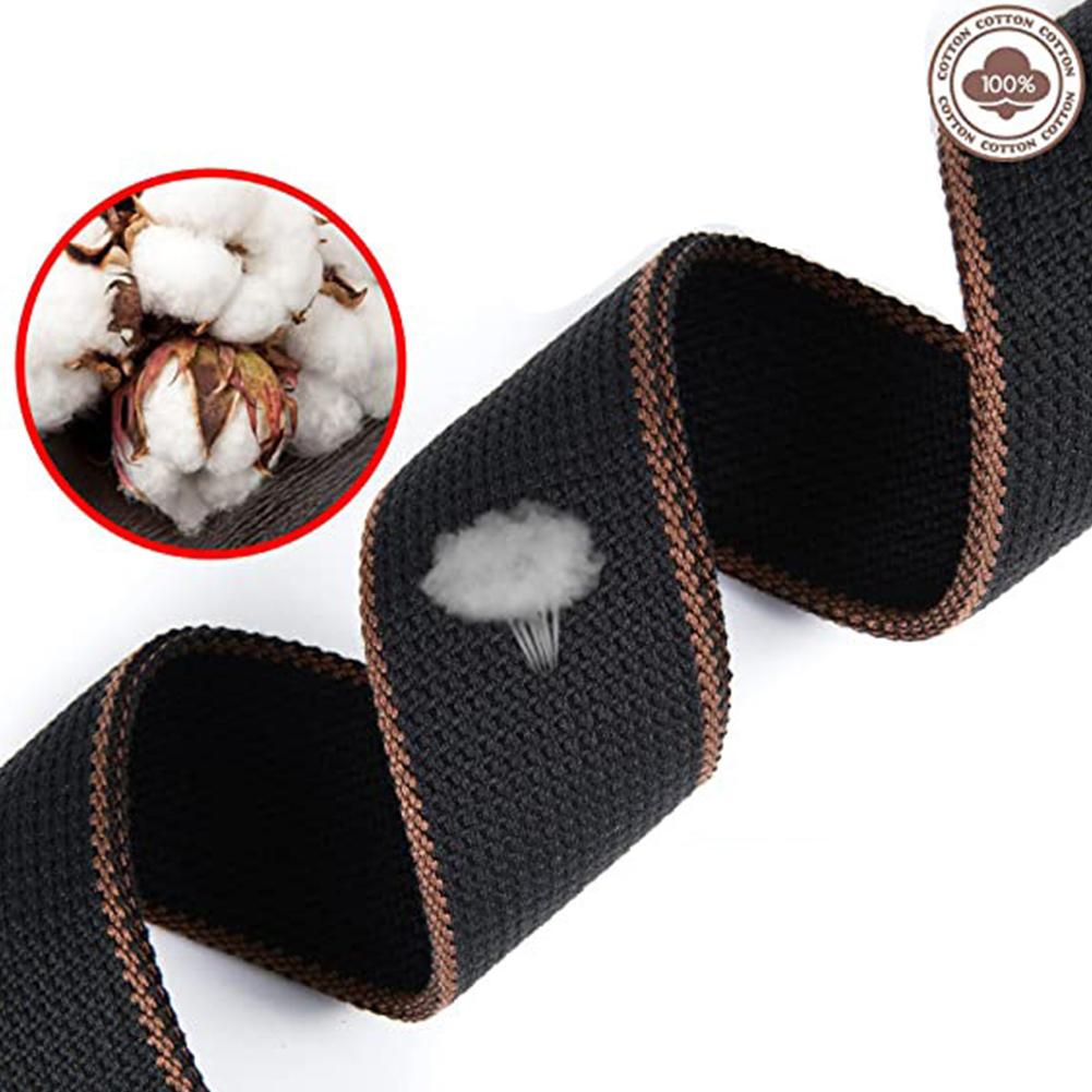 7pcs Folk Electric Guitar Straps Kit Adjustable Cotton Strap With Buckle Gasket Headband Picks Accessories
