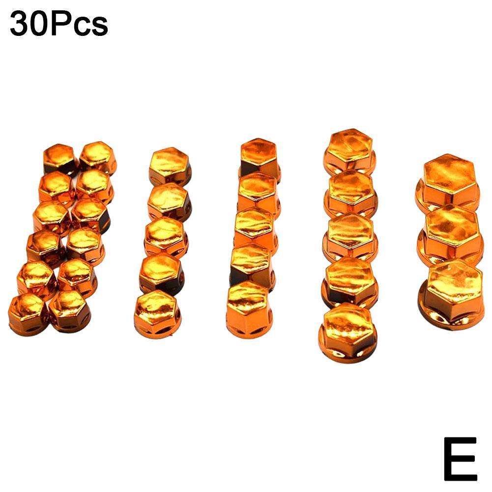 Универсальный 30 шт. мотоциклетный моделирующий гайка с покрытием декоративная крышка винта для Yamaha для Kawasaki для BMW мотоциклетный винт гайка крышка