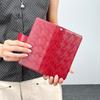 New ArrivalS Open Run Women S Check Pattern Leather Smartphone caSe Mini Wallet