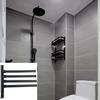 Wall-mounted Suction Cup Towel Rack 180°Rotating Toilet Towel Rod Bathroom Towel Pole for Kitchen