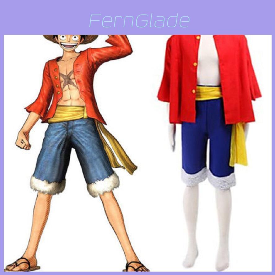 Завораживающий костюм Манки Д. Луффи из One Piece в Новом Мире для Хэллоуина и косплея