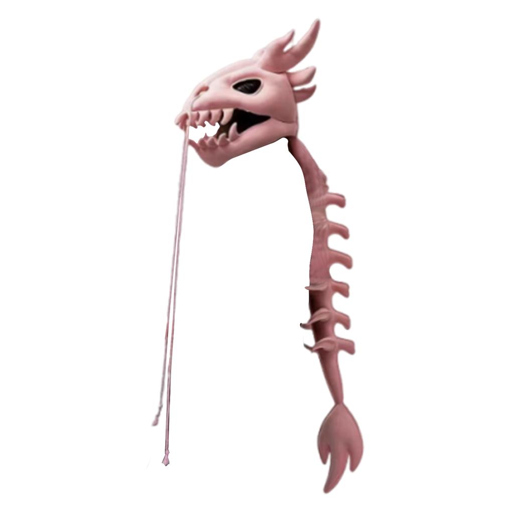 Кукла-шлем с головой китайского дракона, Ручная работа автора