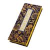 Kyoto Butsudan Hayashi Memorial Book, Gold Brocade (Navy Blue), 4.5 Inches, with Dates, Approximately 13.5cm Long, 5.5cm Wide, 2cm Thick [Includes