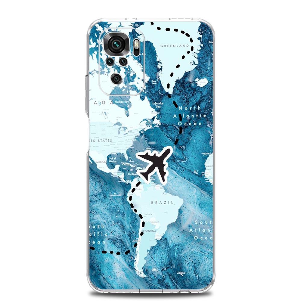 Чехол для телефона для Xiaomi Redmi Note 14 13 12 4G 9S 9 10 11 Pro Plus 5G 14C 13C 12C 10C 9A Прозрачный ТПУ чехол Самолет Самолет Самолет