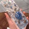 Прозрачный противоударный чехол со звездами и морской черепахой для iPhone 14/15/16/17 ProMax
