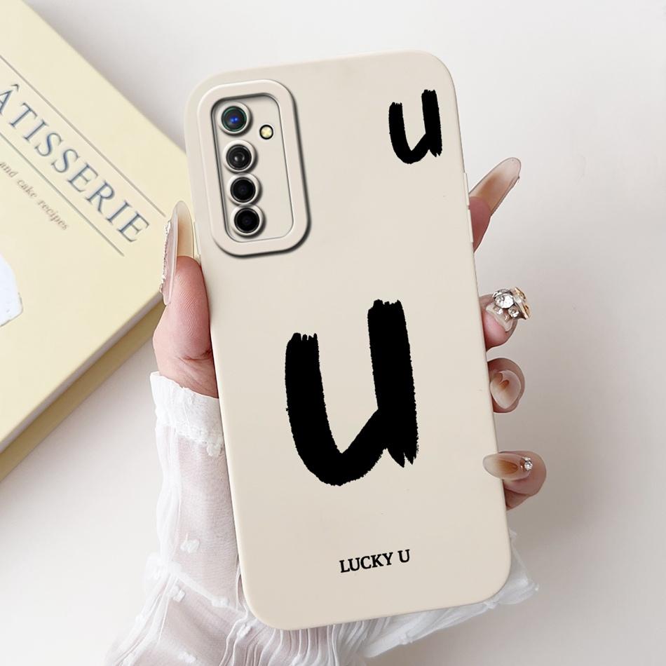 Чехол для телефона Realme X2 XT со счастливой начальной буквой Для Realme XT X2 Мягкий силиконовый противоударный чехол