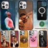 Чехол для телефона singer R-Rauw Alejandro cosa для iPhone 17 16 15 14 13 12 Pro Max Plus для Magsafe Зеркальный Беспроводной Магнитный Чехол