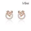 [LsSHOP] Серьги-кольца 14K Mioring (Позолоченный)_LJ0430BRE
