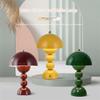 Tri Color Dimming Table Lamp Mushroom Flower Bud Night Light Creative Decor Light  Restaurants