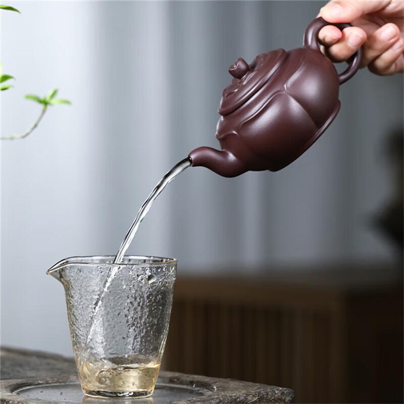 YUNYAN Handmade Original Purple Clay Zisha Teapot