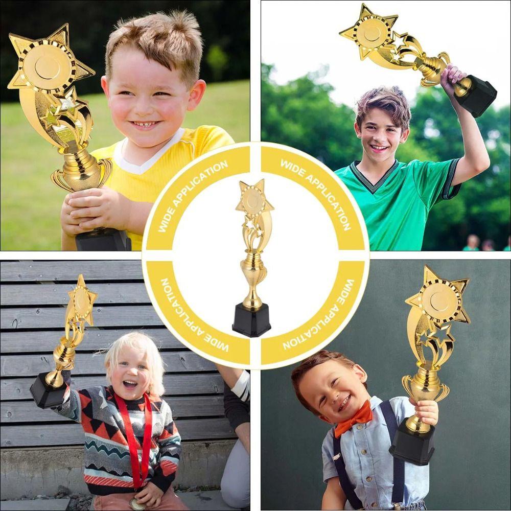 Золотой приз за покрытие, пластиковый приз за победу, игрушка, фигурки для детских представлений