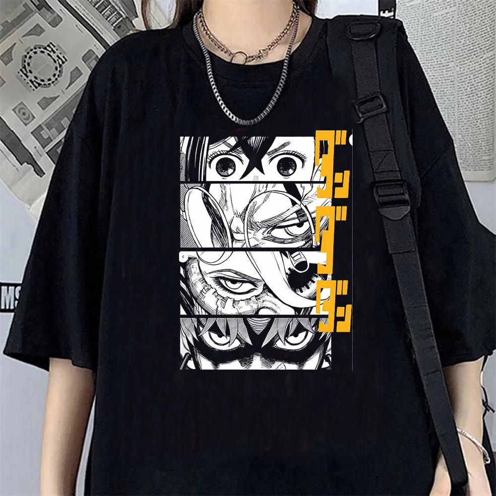 Seiko Ayase Women Tshirt Dandadan Cosplay Anime T Shirt Cartoon Pure Cotton Short Sleeve Harajuku Streetwear Girls Tops Tees