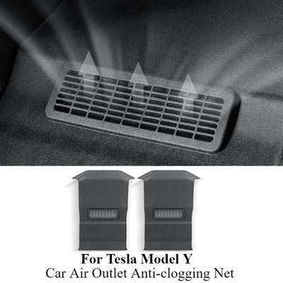 2 шт. для Tesla Model Y 2024, крышка вентиляционных отверстий кондиционера под сиденьем, протектор, антиблокирующая пылезащитная сетка, аксессуары для интерьера