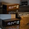 Будильник WOOD SHOW Календарь Дата День недели Стильный Bluetooth-динамик Цифровые часы Светодиодный дисплей Функция будильника Современный дизайн Стильный
