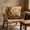 Vintage Pink Cockatoo Floral Print Throw Pillow Cover, Tropical Bird Botanical Cushion For Living Room Bedroom Sofa Couch