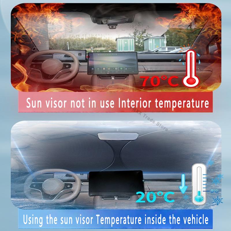 Car Sun Visor For Toyota C-HR GR Sport AX20 2023 2024 2025 MK2 Front Windshield Sunshade Heat Insulation Summer Auto Accessories